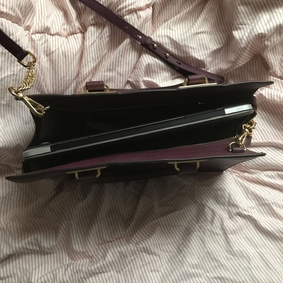 Michael Kors Plum Large Satchel - Picture 6 of 8